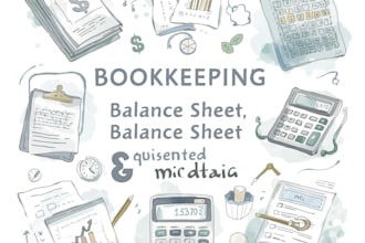 do bookkeeping, balance sheet, profit and loss