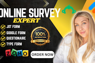 create a custom online survey for market research feedback and data collection
