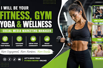be your fitness gym yoga and wellness social media marketing manager