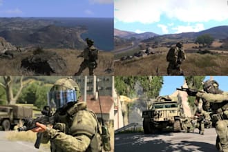 develop arma 3 server, scenario missions, model reskin, arma reforger
