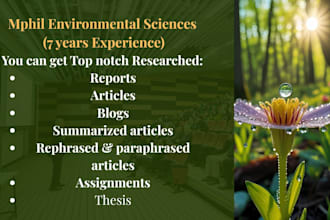 do research based creative content writing