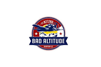 make aerobatic flights in retired military plane logo