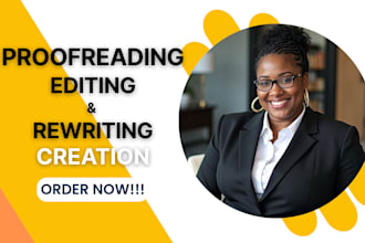edit, proofread and professionally format your business documents