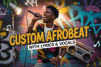 create custom afrobeat, dancehall, and reggaeton beats with lyrics and vocals