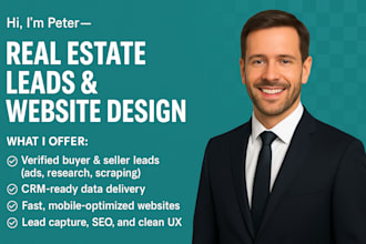 generate  verified real estate leads zillow scraping real estate website design