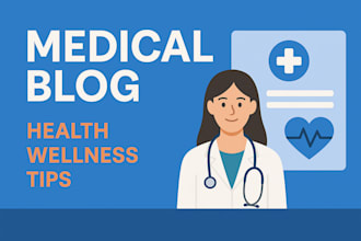 write engaging health and fitness blogs as a med student