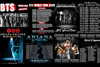 do bootleg concert singer artist tour t shirt design