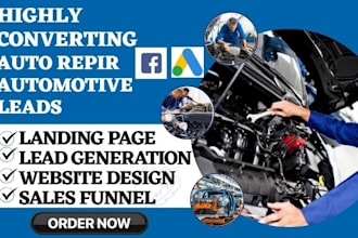 generate auto repair leads car repair automotive lead car detailing sales funnel