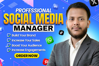 be your social media manager or social media marketing as a content creator