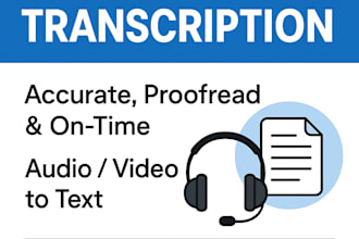transcribe audio and video files