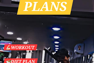 create a personalized workout plan for you