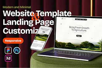 do custom figma design for website, landing page and app design