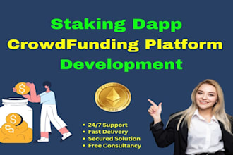 develop web3 dapp website, crypto staking website, audits smart contract