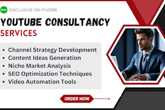 be your youtube growth experienced coach, consultant and yt channel specialist