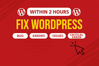 fix wordpress problem, error and elementor fix, elementor expert, wordpress help