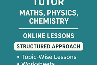 tutor o and a level maths, physics, and chemistry online
