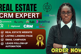 real estate lofty crm setup and automation, lofty website design, lofty expert