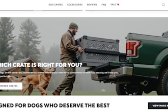 build dog house ecommerce website pet house store dog cage website dog create