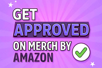 help you to create your account in merch by amazon