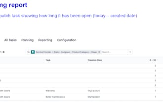 create custom report and plugin for odoo system