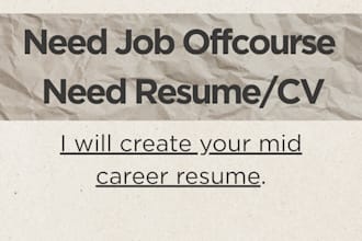 create your resume and CV that help out you to get job fast