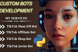 build automated tiktok pomart bot, tiktok live checkout bot, auto purchase bot