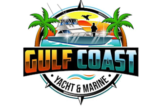 design wonderful boat logo with unlimited revisions