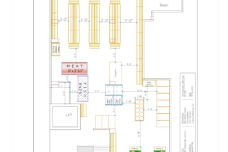 2d autocad floor plan from image or pdf