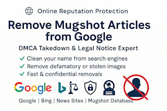remove mugshot articles from google, reddit dmca takedown notice
