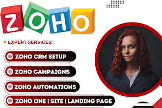 zoho crm zoho campaigns zoho one expert zoho sites zoho landing page zoho form