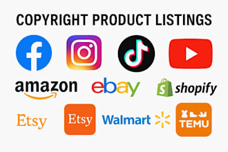 assist in removing copyright violations,counterfeit listings products under dmca