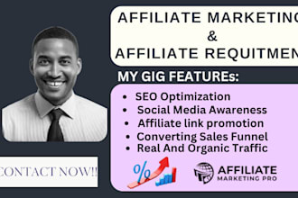 clickbank affiliate marketing and link promotion, affiliate recruitmemt