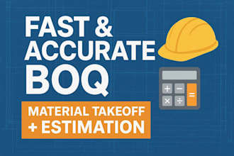 do construction material takeoff, estimation for US projects