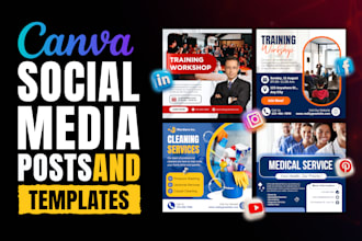 design instagram post, canva flyer, canva logo, anything in canva