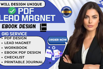 write lead magnet content, pdf lead magnet design, pdf, workbook, ebook design