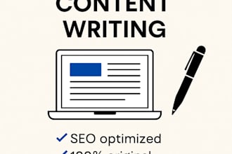 write SEO friendly blog posts and web content for your business