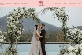 design event planning website, event ticket website and event management