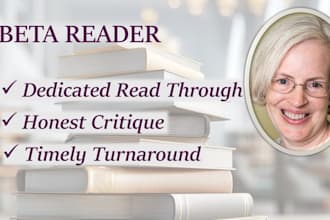 be a beta reader