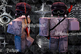 make you a roblox gfx outfit showcase