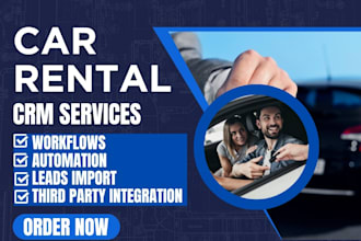 setup car rental services crm rent centric navotar rentsyst myrent schedulebull