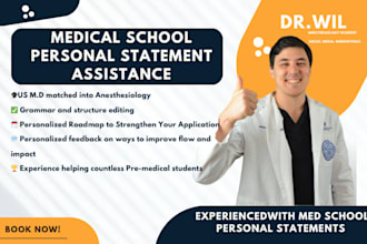 help you craft a compelling personal statement for med school