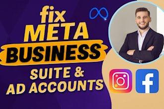 setup or fix your facebook meta business suite ad account