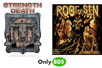 make a custom tshirt design brutalism