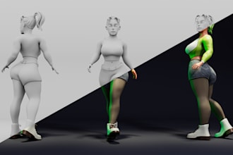 high res 3d model,stylized 3d texture,pbr render for animation 3d character,game