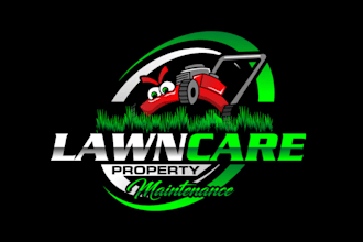 design agriculture landscape natural and lawn care logo