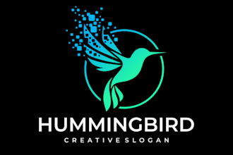do outstanding hummingbird logo with express delivery