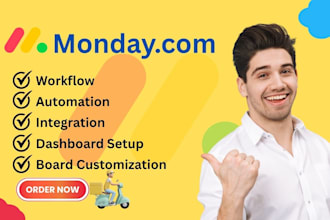 automate your monday com board and integrate it with external apps