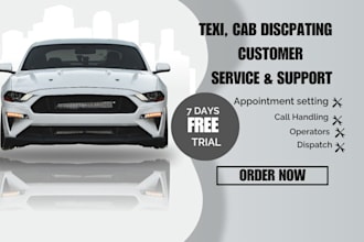 provide professional taxi dispatcher, telephonist and customer support