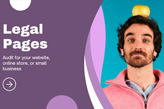 do a legal page audit shopify etsy coaches small business