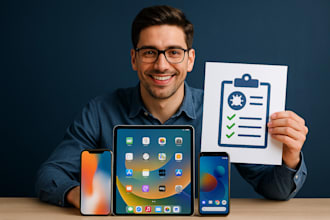 qa review and test web, IOS and android app user experience